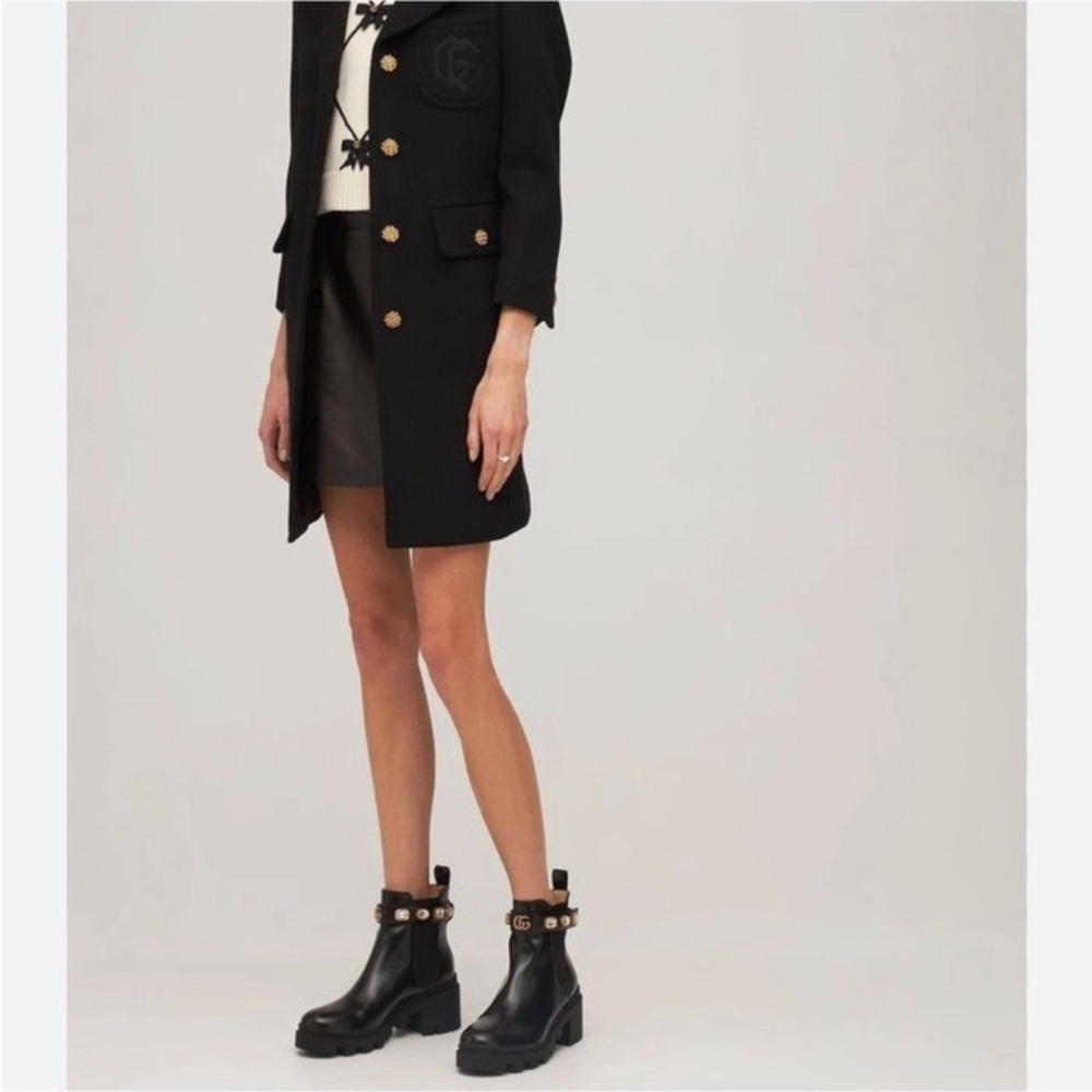 Gucci Leather Ankle Boot with Belt - Picture 3 of 9